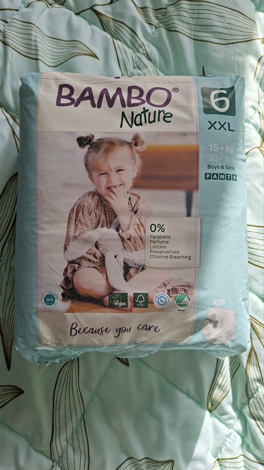 Bambo nature broekluiers nr 6, Ophalen of Verzenden, Nieuw