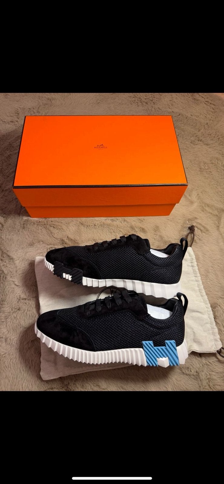 Hermes Bouncing – Nieuw | Maat 36 t/m 46, Kleding | Dames, Schoenen, Ophalen of Verzenden, Nieuw, Zwart, Sneakers of Gympen