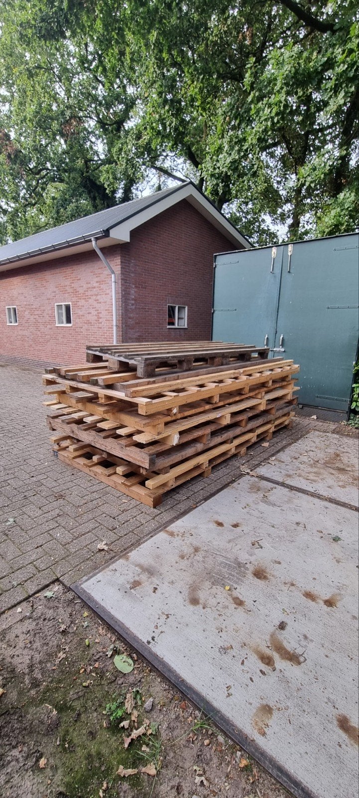 gratis  Pallets 1500x3000, Ophalen of Verzenden, Gebruikt, Hout, 20 tot 50 mm