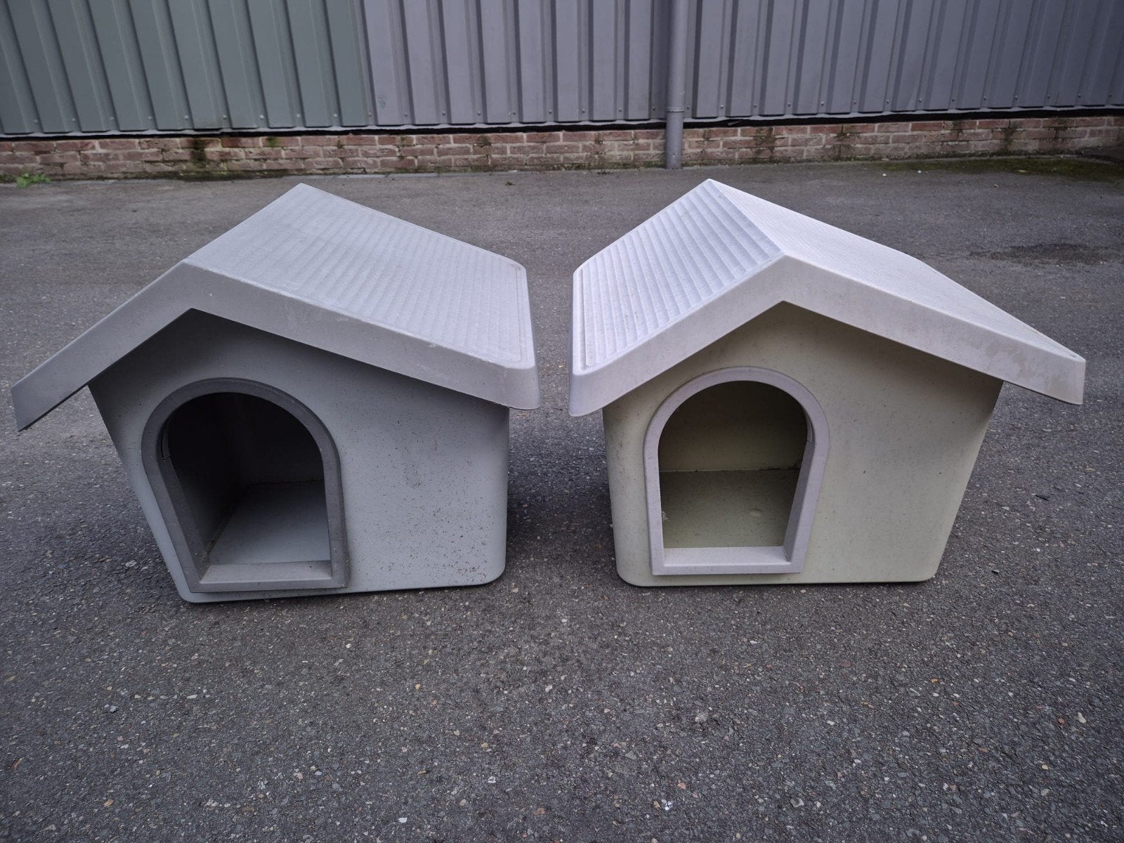 2 Konijnenhuizen, Dieren en Toebehoren, Kooi, Gebruikt, Minder dan 75 cm, Konijn