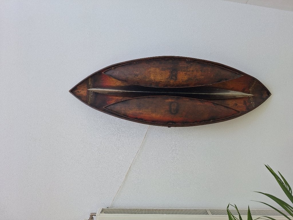 Lamp van Indiase kunstenaar Subodh Kerkar, Huis en Inrichting, Ophalen, Zo goed als nieuw, Overige materialen, 75 cm of meer