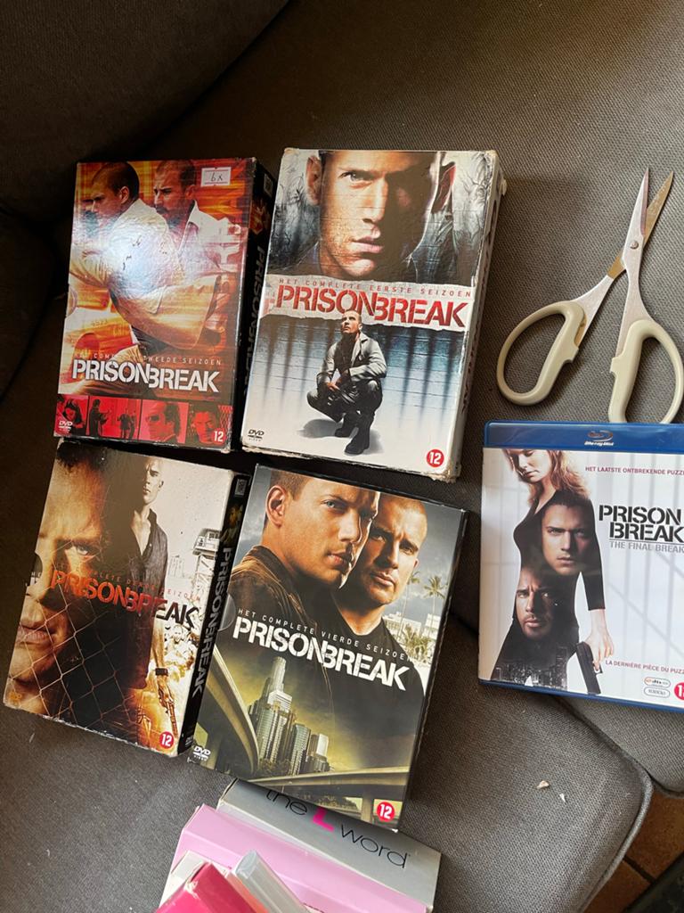 Prison Break DVD Boxsets Seizoen 1, 2, 3, 4 en The Final Bre, Gebruikt, Boxset, Actiethriller, Ophalen of Verzenden