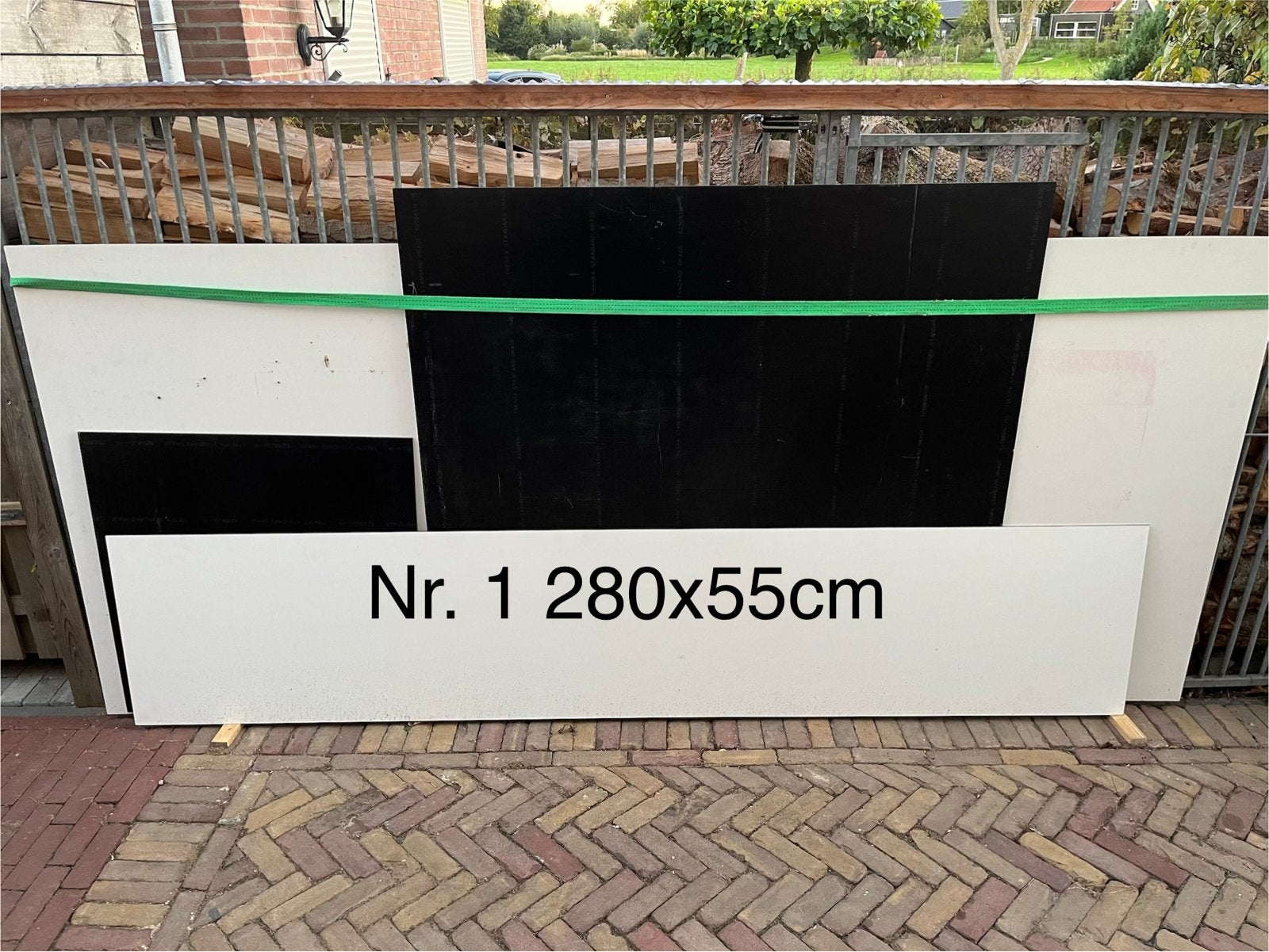 Trespa platen wit, diverse afmetingen, Ophalen, Gebruikt, HPL, Minder dan 20 mm