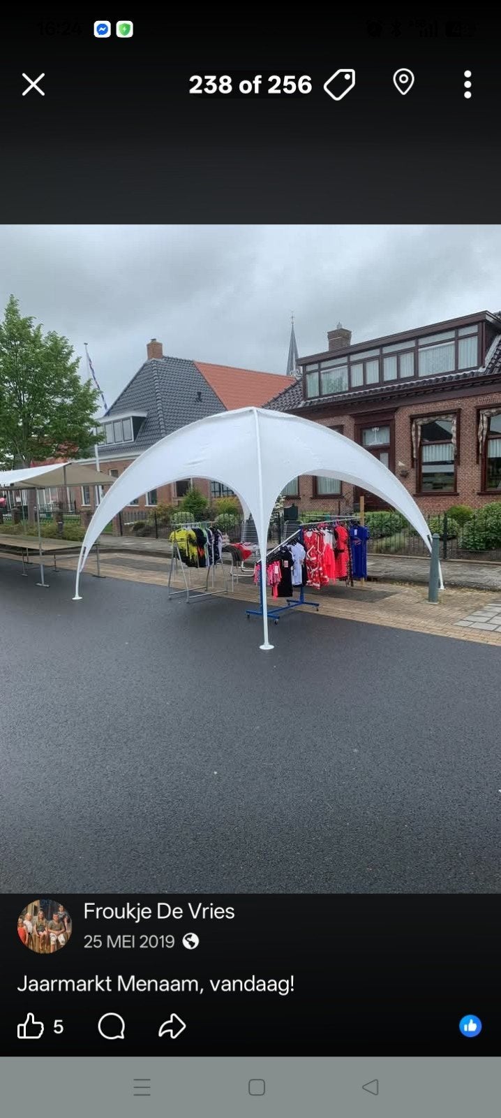 Party tent, Ophalen, Opvouwbaar, Partytent, Zo goed als nieuw