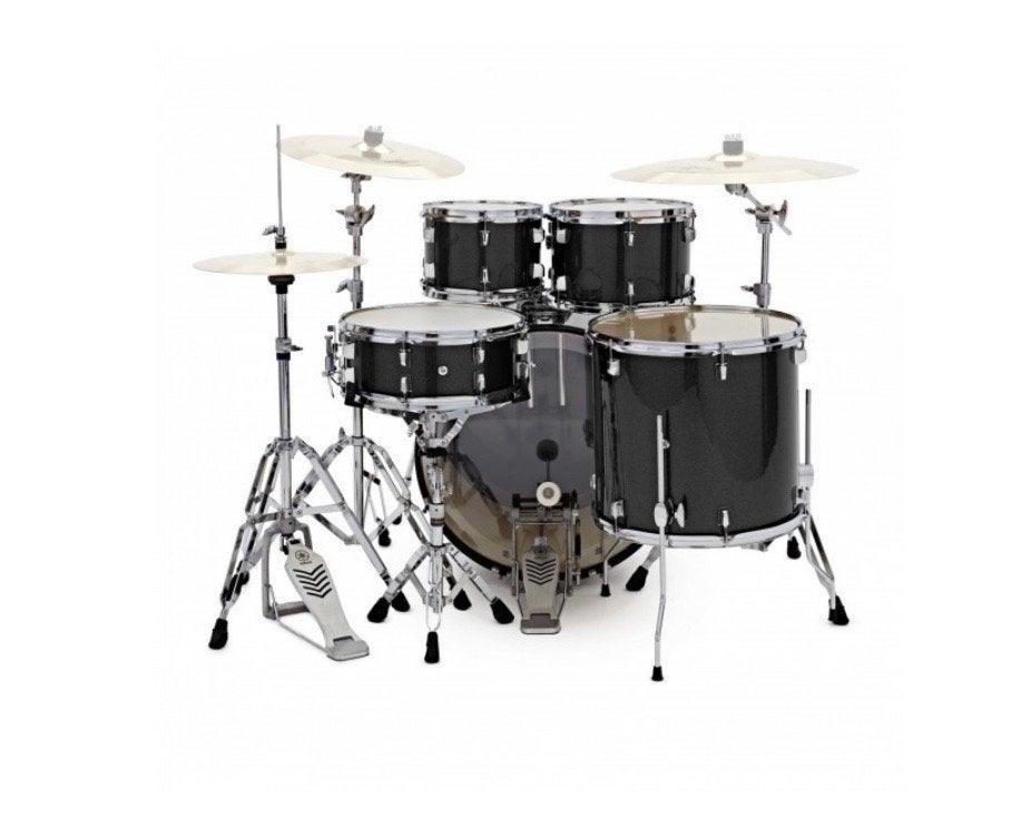 Yamaha Rydeen Vijfdelig Drumstel - Zwart Glitter, Ophalen, Gebruikt, Yamaha