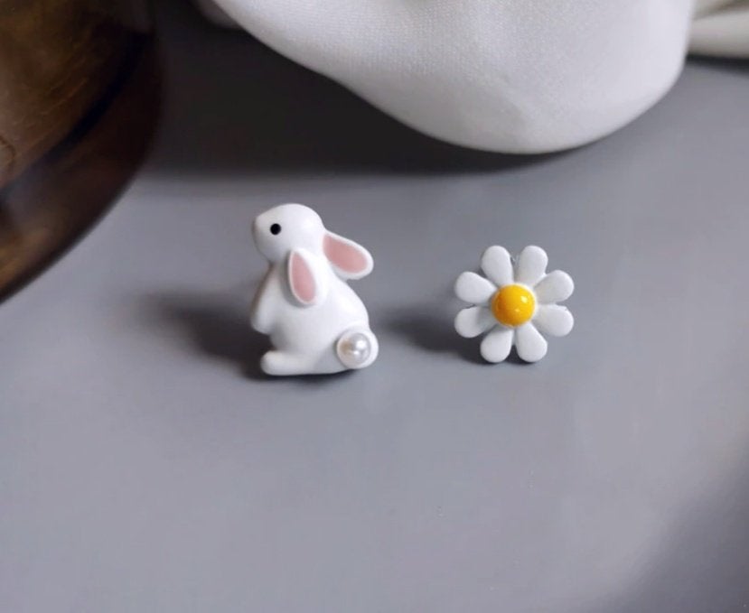 Mooie dieren oorbellen, Overige materialen, Nieuw, Ophalen of Verzenden, Knopjes of Stekers