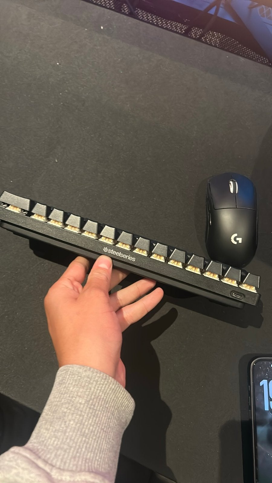 SteelSeries Apex 9 Mini Gaming Toetsenbord, Computers en Software, Ophalen of Verzenden, Zo goed als nieuw, Gaming toetsenbord