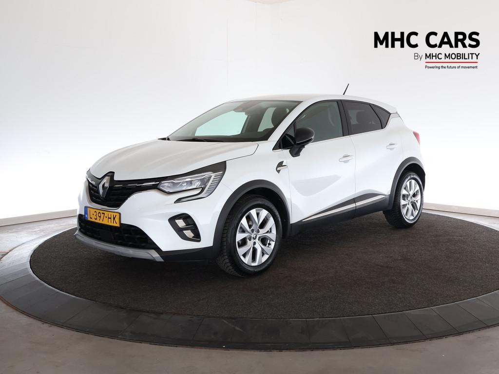 Renault Captur 1.0 TCe 90 Intens | DAB | PDC | (bj 2021), Voorwielaandrijving, Stof, Gebruikt, Wit