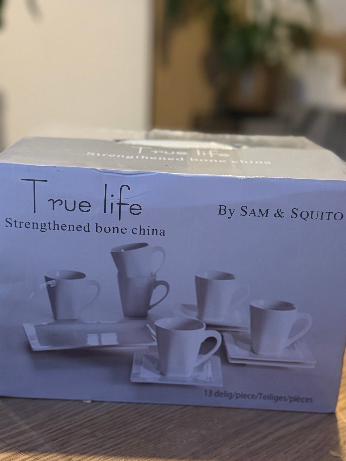 True Life 13-delig servies nieuw in doos, Overige merken, Nieuw, Ophalen of Verzenden, Modern