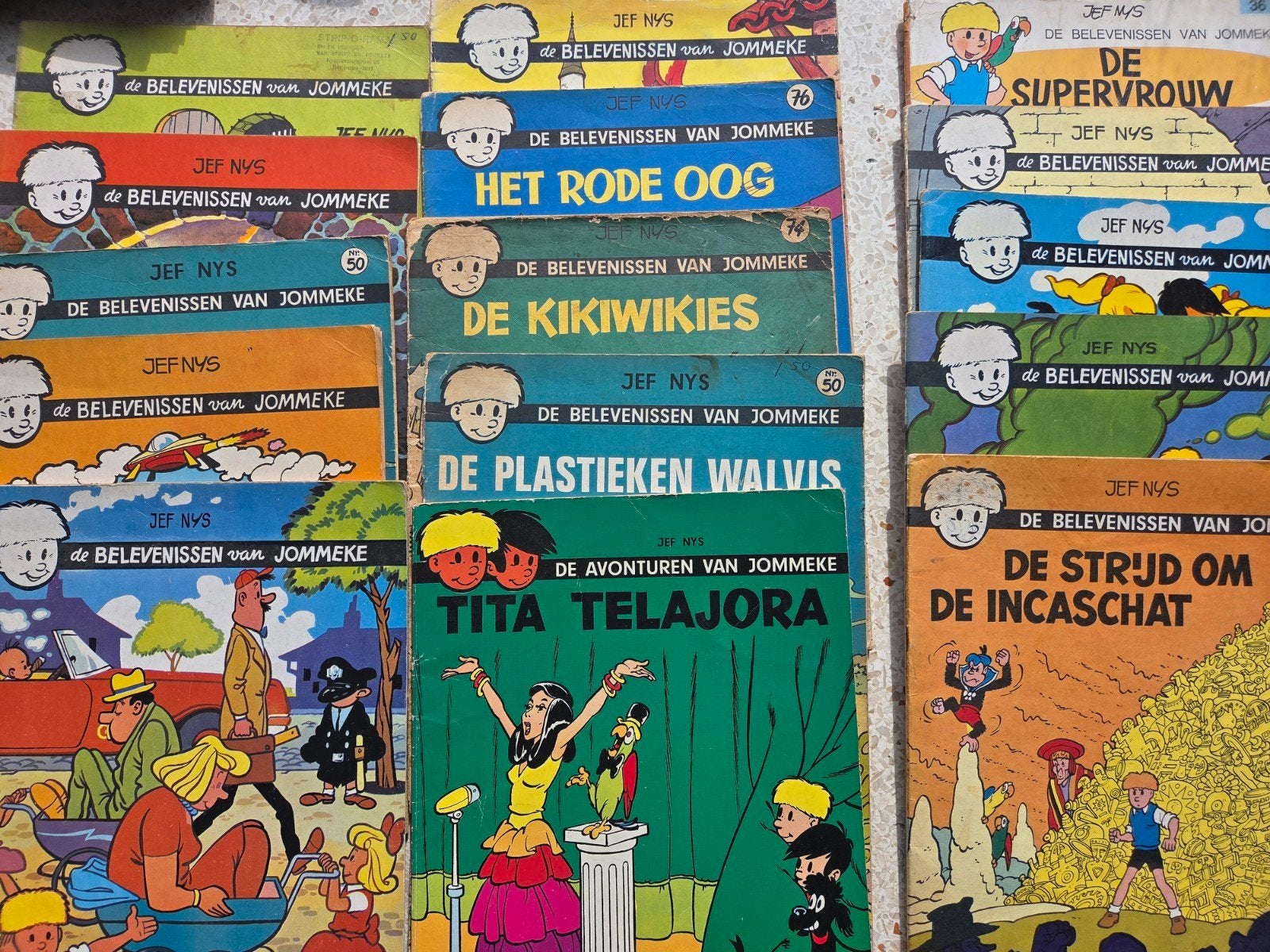 jommeke 15x, Complete serie of reeks, Ophalen of Verzenden, Zo goed als nieuw