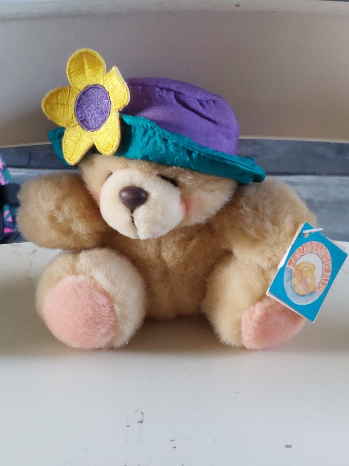 Hallmark Forever Friends knuffelbeer met hoedje, Verzamelen, Ophalen of Verzenden, Zo goed als nieuw