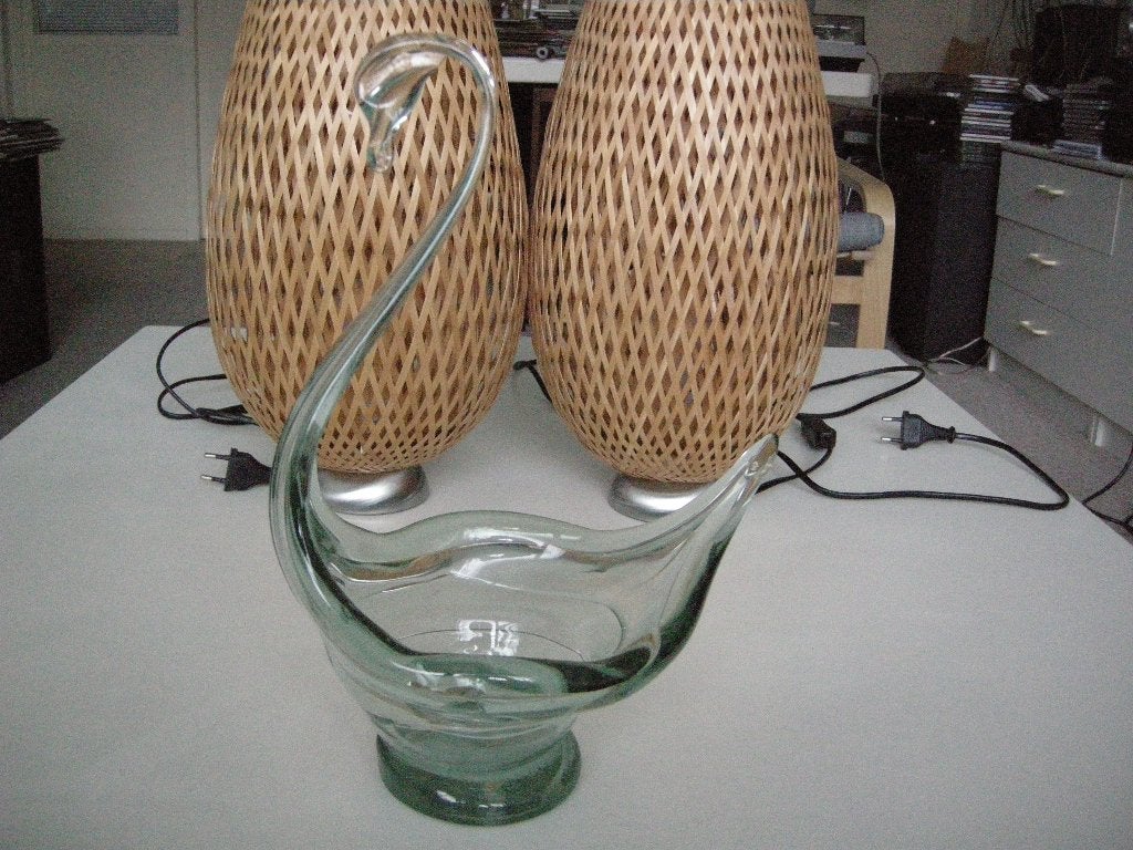 Zwaan dikke glas - nieuwst., Ophalen, Zo goed als nieuw, Overige vormen, Glas