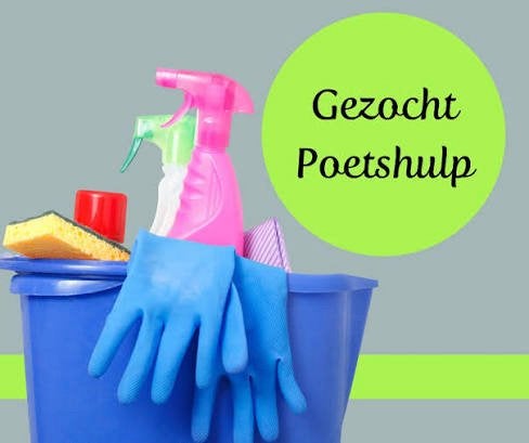 Poetshulp gezocht!!, Vacatures, Vacatures | Schoonmaak en Facilitaire diensten, Overige niveaus, Vanaf 10 jaar, Overige vormen