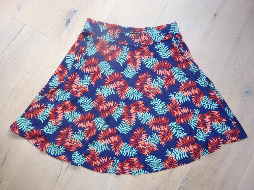 kleurige rok King Louie maat L, Kleding | Dames, Rokken, Maat 42/44 (L), Ophalen of Verzenden, Knielengte, King Louie