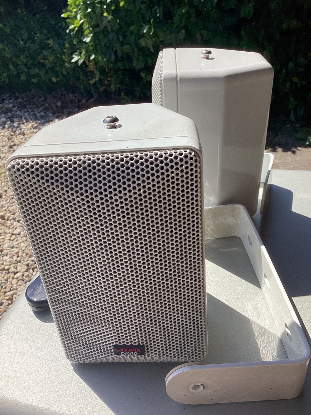 Subwoofer en boxenset. Lichtgrijs/zilver. Merk Vosonik., Audio, Tv en Foto, Luidsprekers, Subwoofer, Zo goed als nieuw, 120 watt of meer