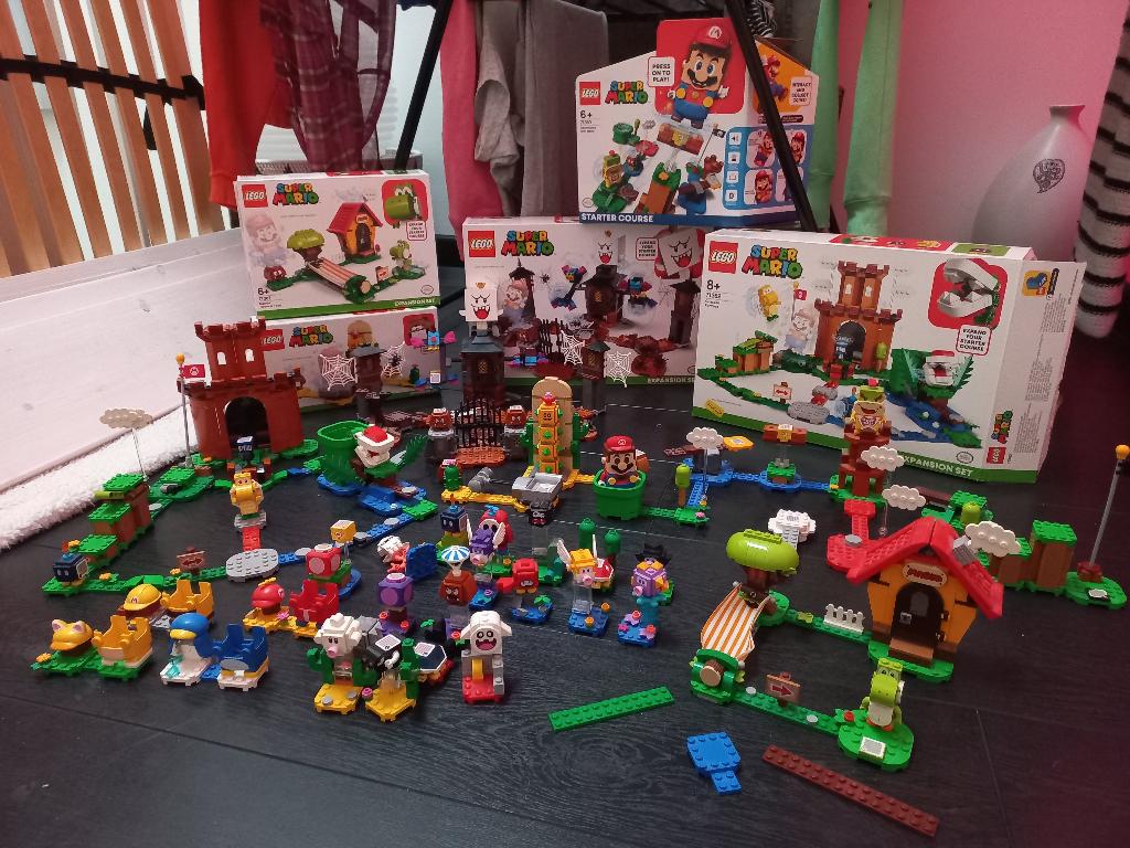 Mega Verzameling Super Mario LEGO Complete XL Collectie!, Overige thema's, Lego, Ophalen of Verzenden, Complete set