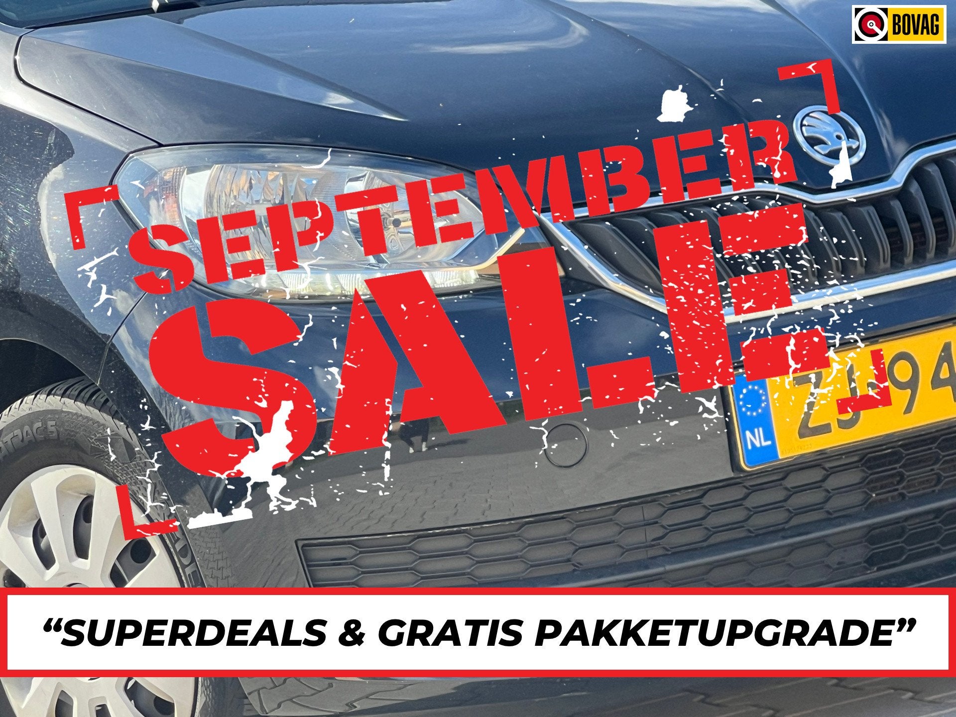 Skoda Citigo 1.0 Greentech Ambition - Black Pearl - Nav/Bleu, Auto's, Voorwielaandrijving, Stof, Gebruikt, 60 pk