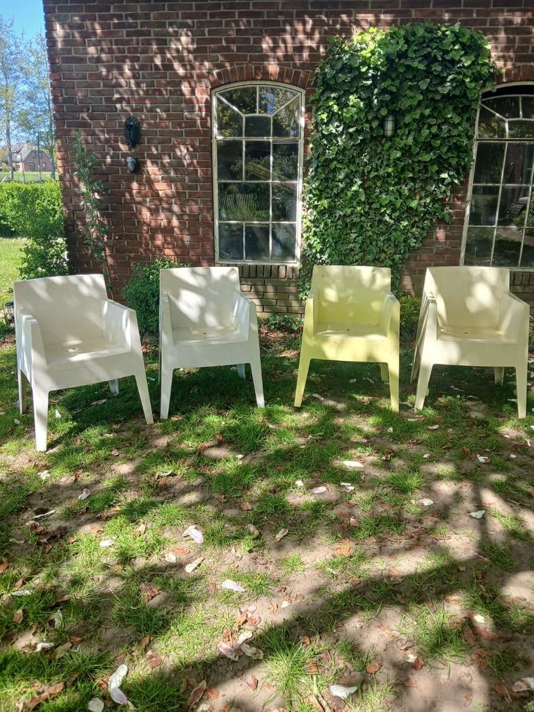 Philippe Starck design tuinstoelen, Tuin en Terras, Tuinstoelen, Ophalen, Gebruikt, Kunststof