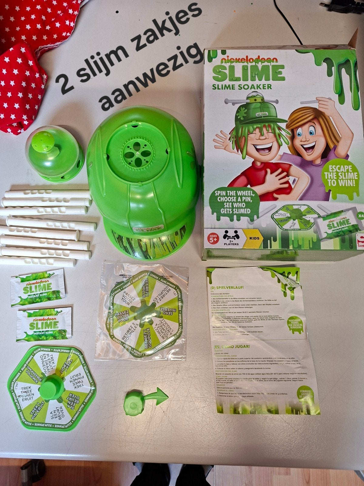 slijm spel, Ophalen, Zo goed als nieuw