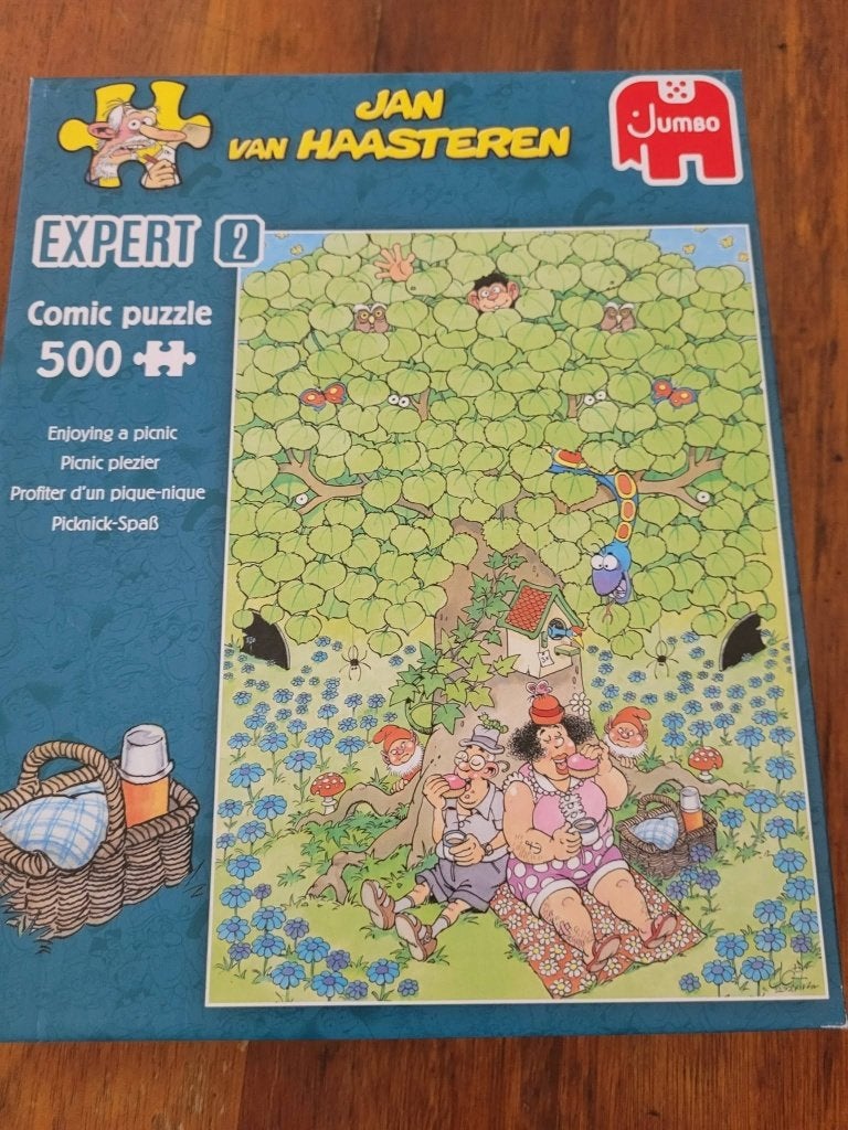 Jan van Haasteren legpuzzel 500 stukjes Expert 2, Ophalen of Verzenden, 500 t/m 1500 stukjes, Zo goed als nieuw, Legpuzzel