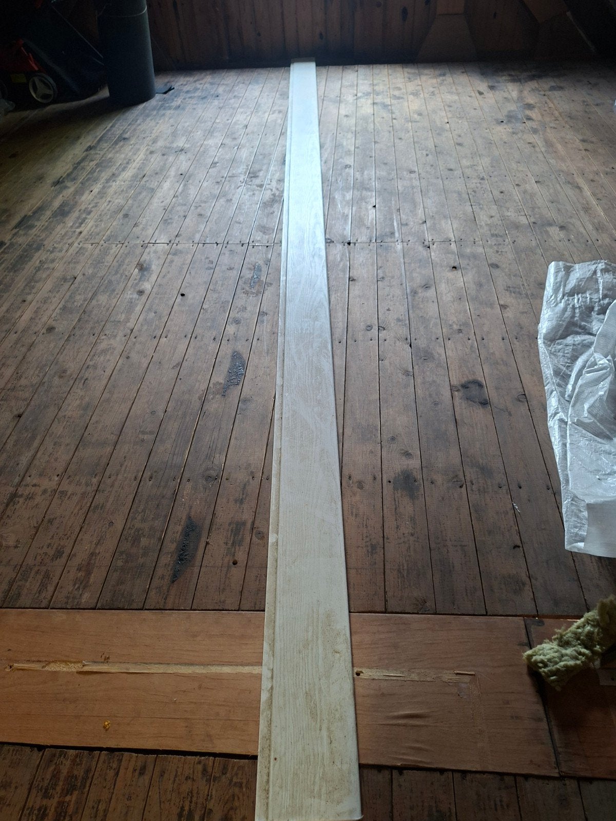 10 kunstof witte platen lang 4,10 breed  15 cm, Ophalen, Mdf