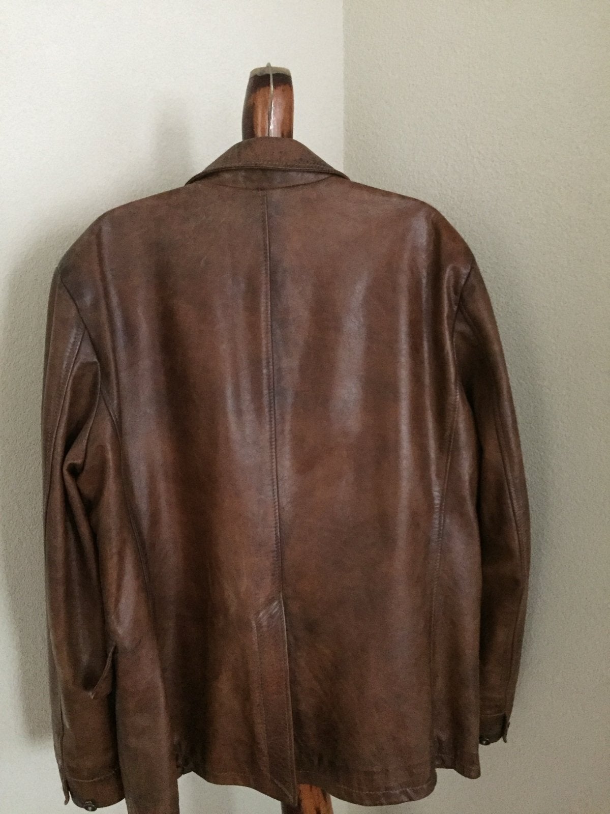 Belstaff Leren Jas XXXL - Bruin Heren Blazer, Ophalen of Verzenden, Nieuw, Overige maten, Bruin
