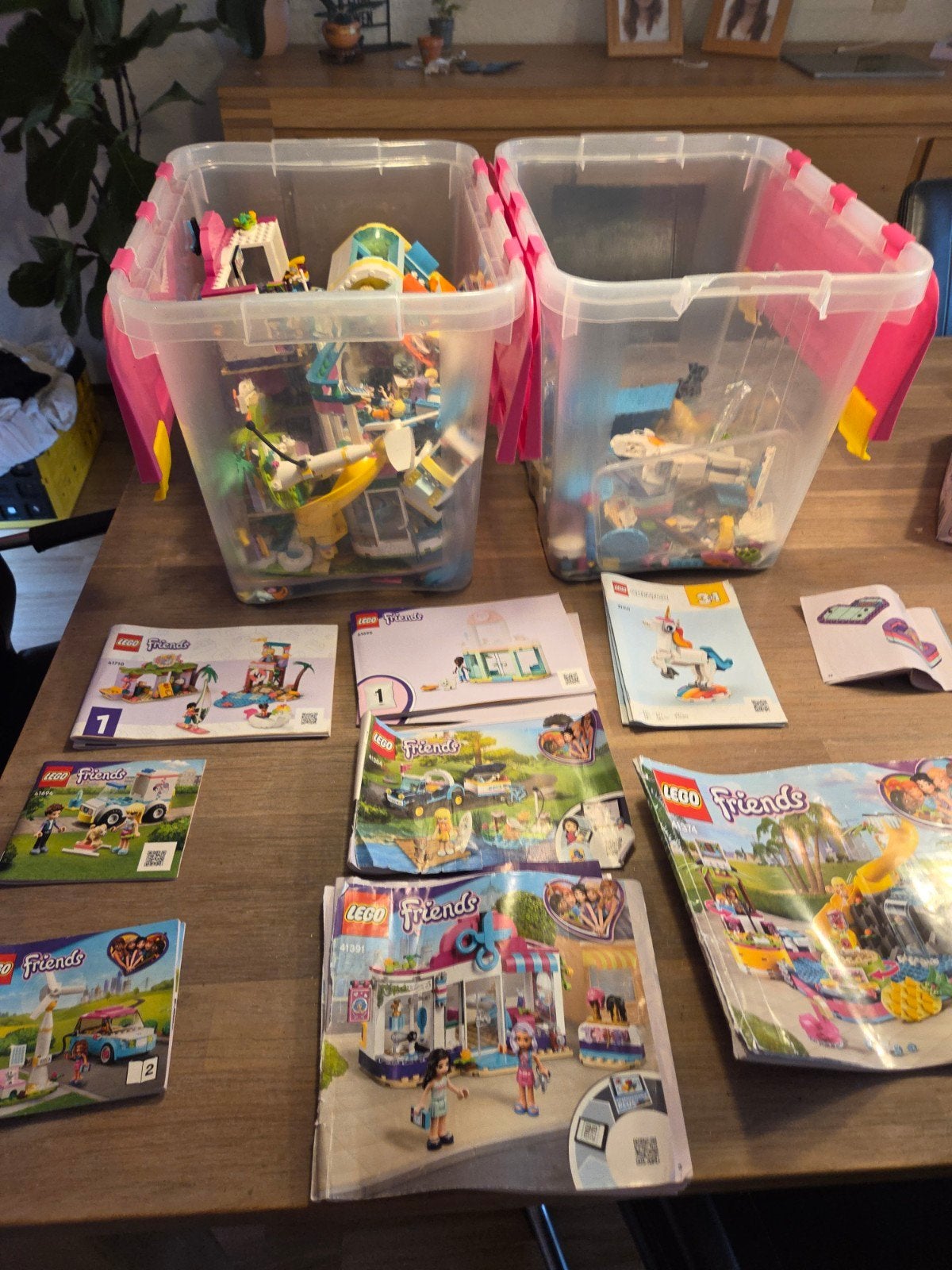 Lego friends zwembad boomhut ziekenhuis enz, Ophalen