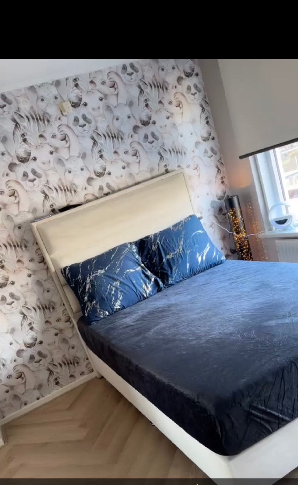 Twijfelaar boxspring, Ophalen, Beige, Zo goed als nieuw, Twijfelaar