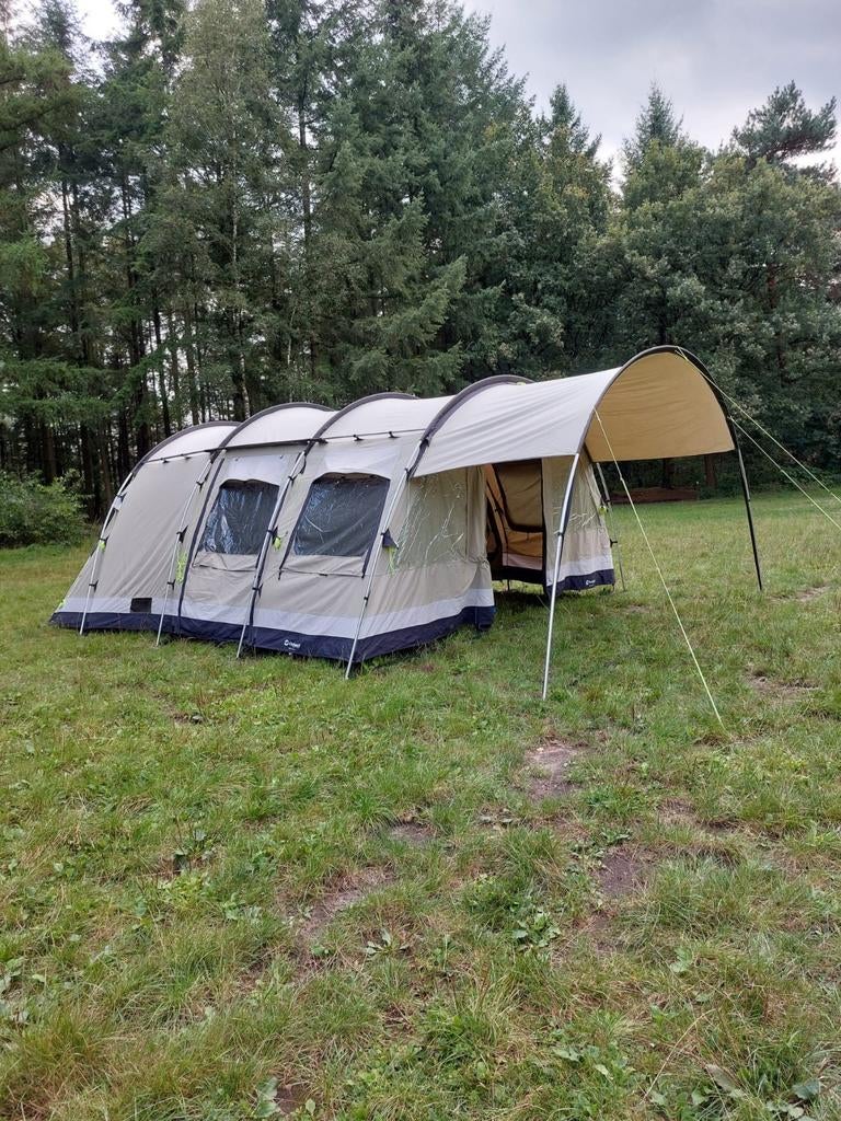 Outwell Bear Lake 6 tunneltent - 6 persoons, Caravans en Kamperen, Tenten, Ophalen of Verzenden