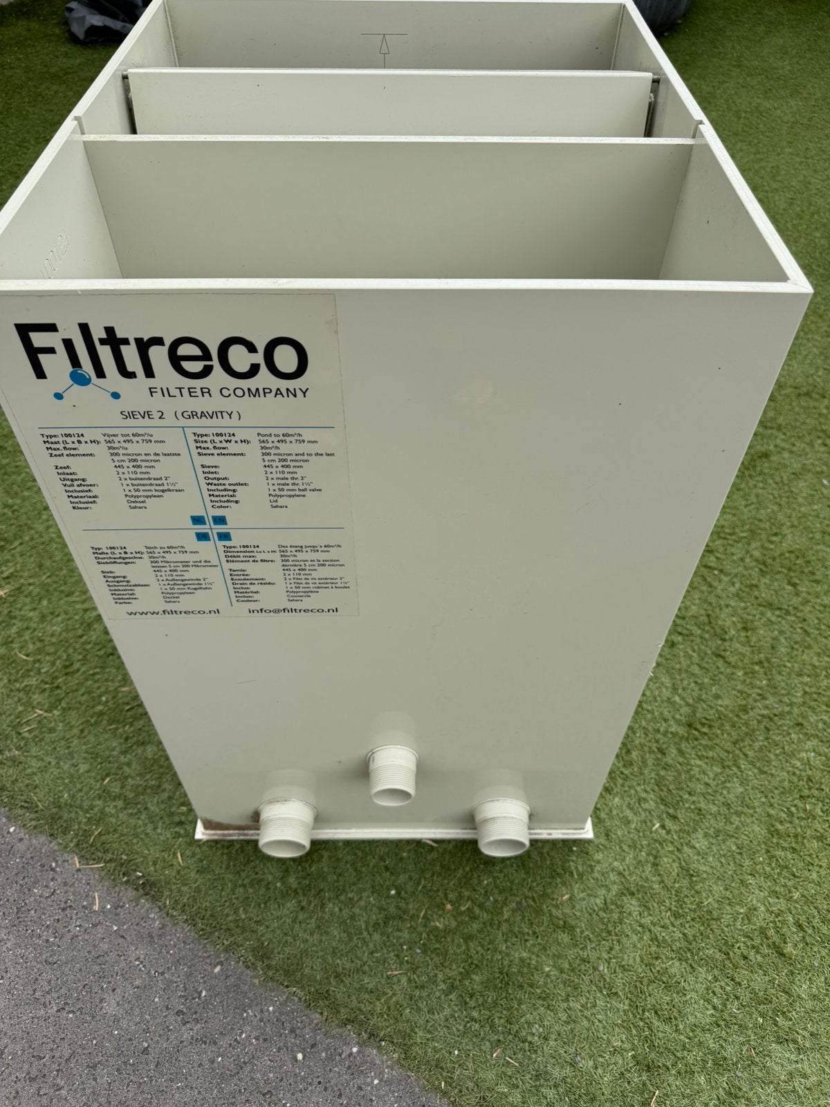 Mooie Filtreco Sieve 2 gravity., Ophalen, Zo goed als nieuw, Vijverfilter
