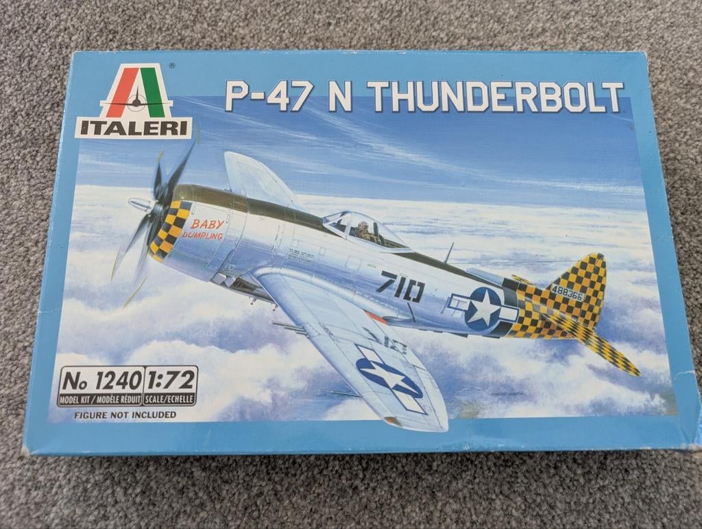 1/72 italeri P47n Thunderbolt, Ophalen of Verzenden, Nieuw, 1:72 tot 1:144, Italeri