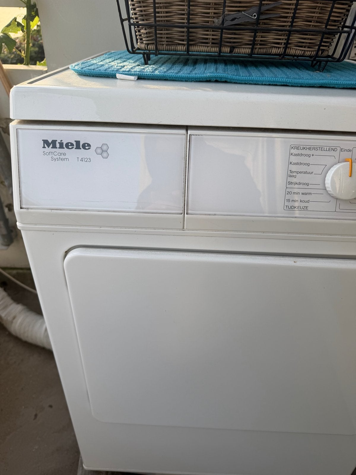 Miele SoftCare System T4123 Luchtafvoer Wasdroger, Ophalen, 6 tot 8 kg, Gebruikt, Luchtafvoer