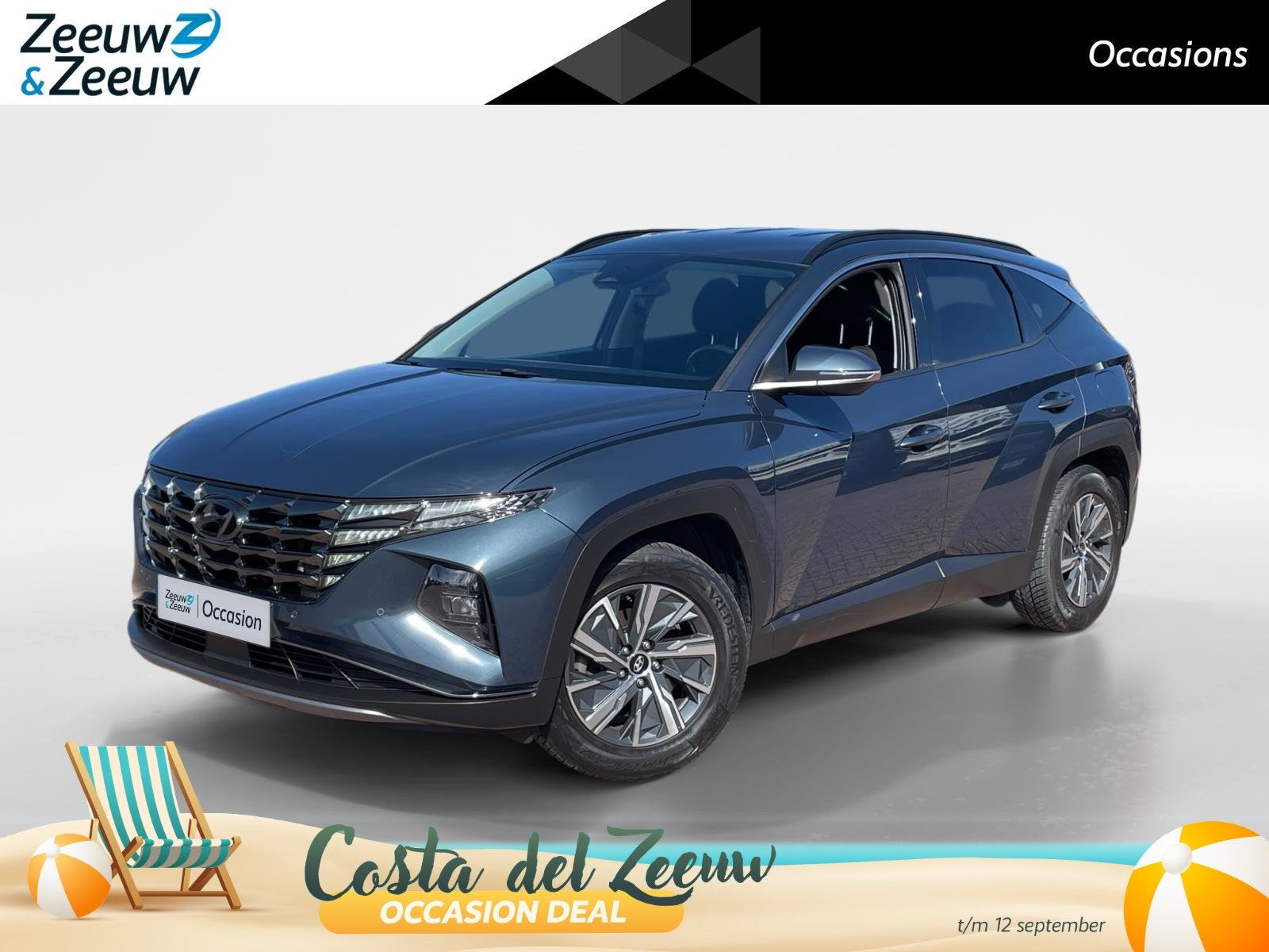 Hyundai Tucson 1.6 T-GDI MHEV Comfort | Automaat| Navigatie|, Stof, Gebruikt, Euro 6, 4 cilinders