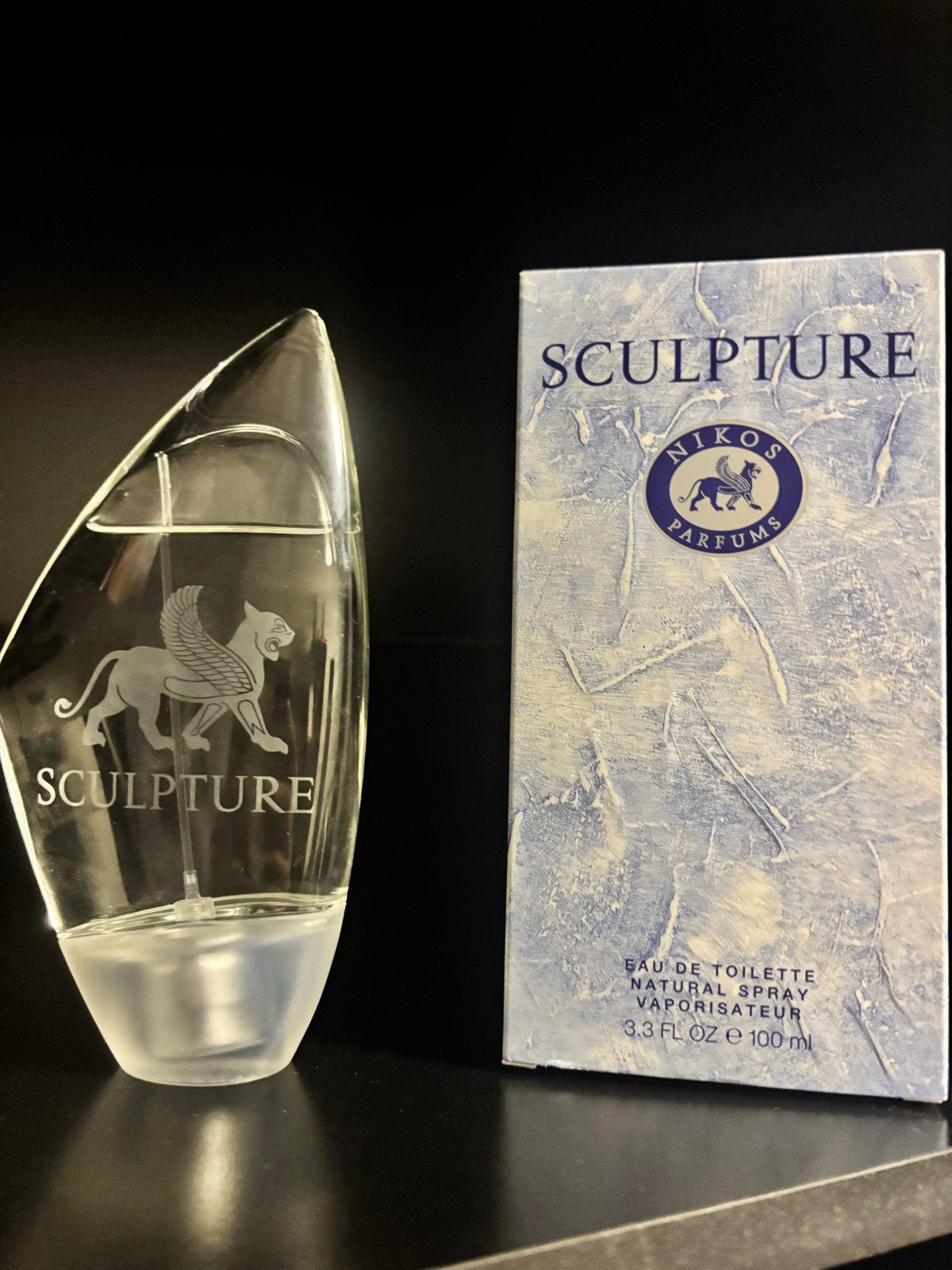 Nikos Sculpture Eau de Toilette 93/100ml met doos, Ophalen of Verzenden, Zo goed als nieuw