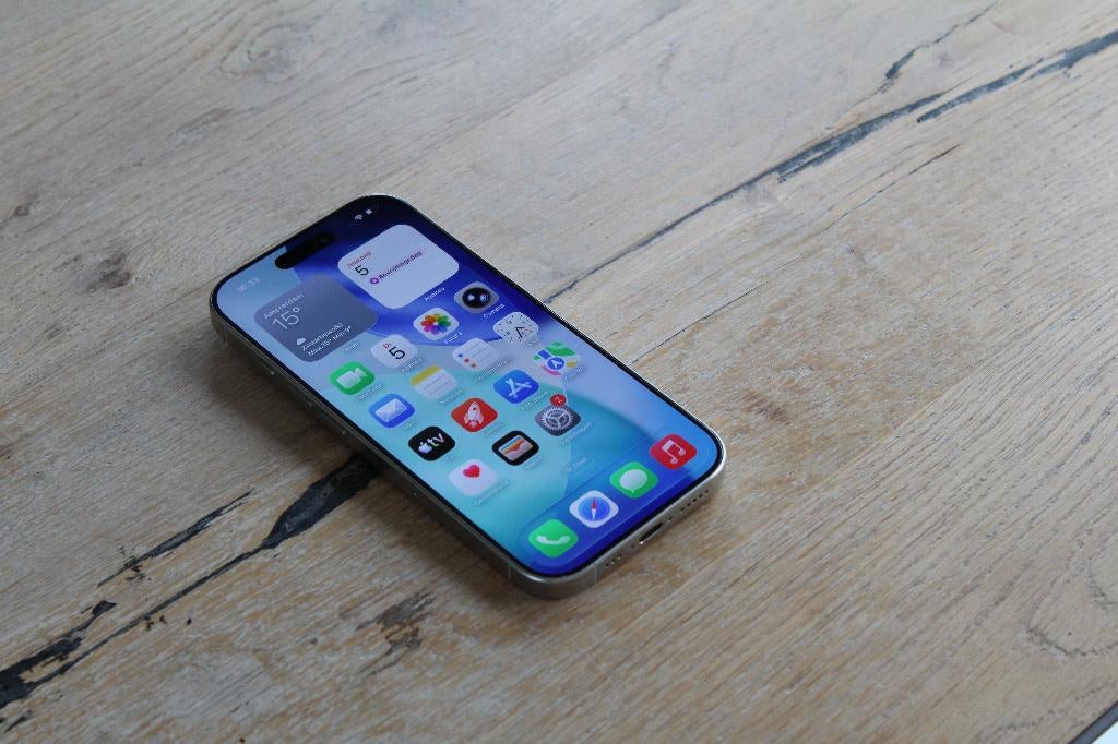 Apple iPhone 16 Pro - 128GB - White Titanium | Garantie, Telecommunicatie, Mobiele telefoons | Apple iPhone, IPhone 16 Pro, Apple