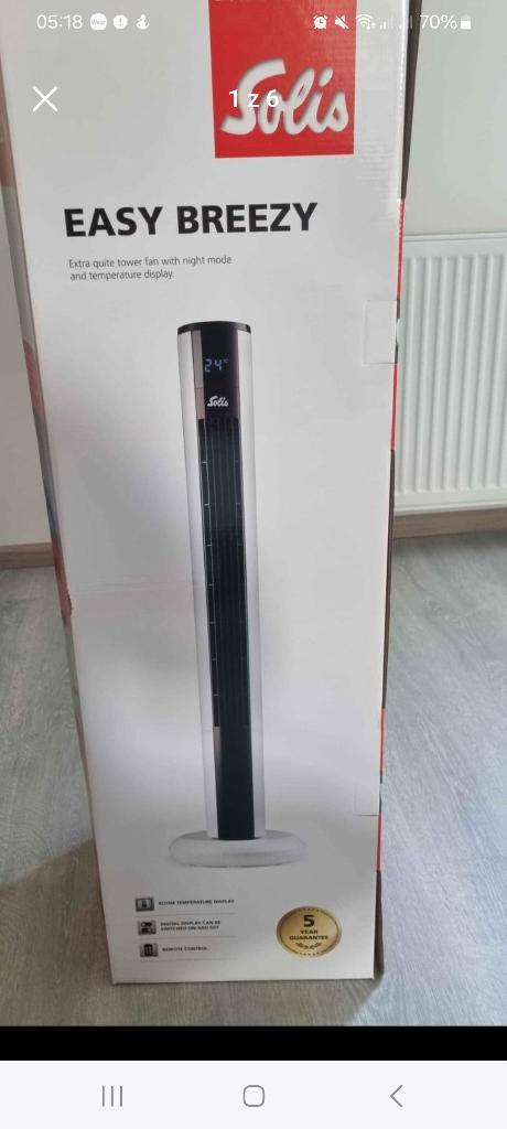 Ventilator Solis, Ophalen, Zo goed als nieuw, Statiefventilator