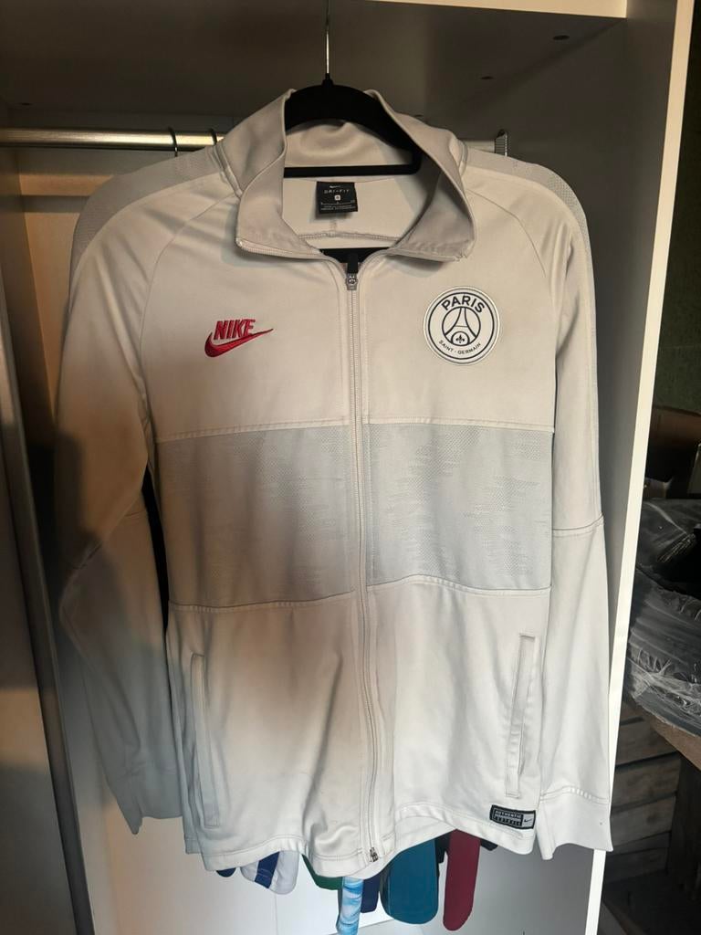 Paris Saint Germain Trainingsvest, Wit, Ophalen of Verzenden, Zo goed als nieuw, Voetbal