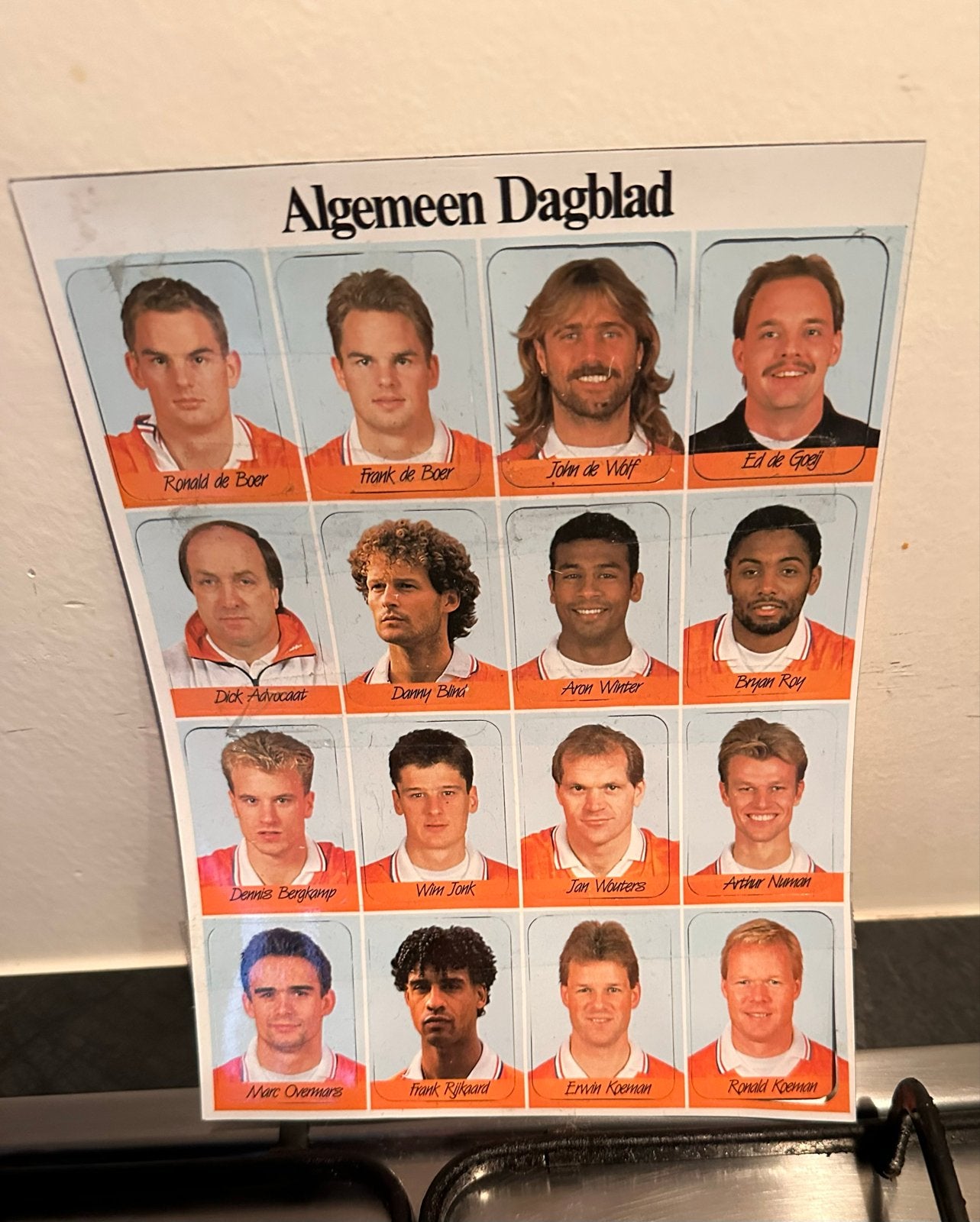 Complete set WK 1994 koelkastmagneten Algemeen Dagblad, Verzamelen, Sportartikelen en Voetbal, Verzenden, Gebruikt