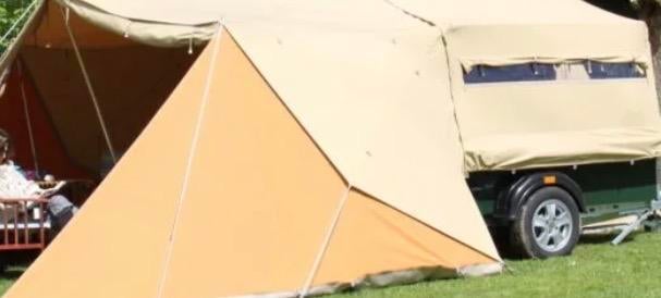 Windschermen Aart Kok Oranje - River Lodge Classic, Caravans en Kamperen, Ophalen of Verzenden
