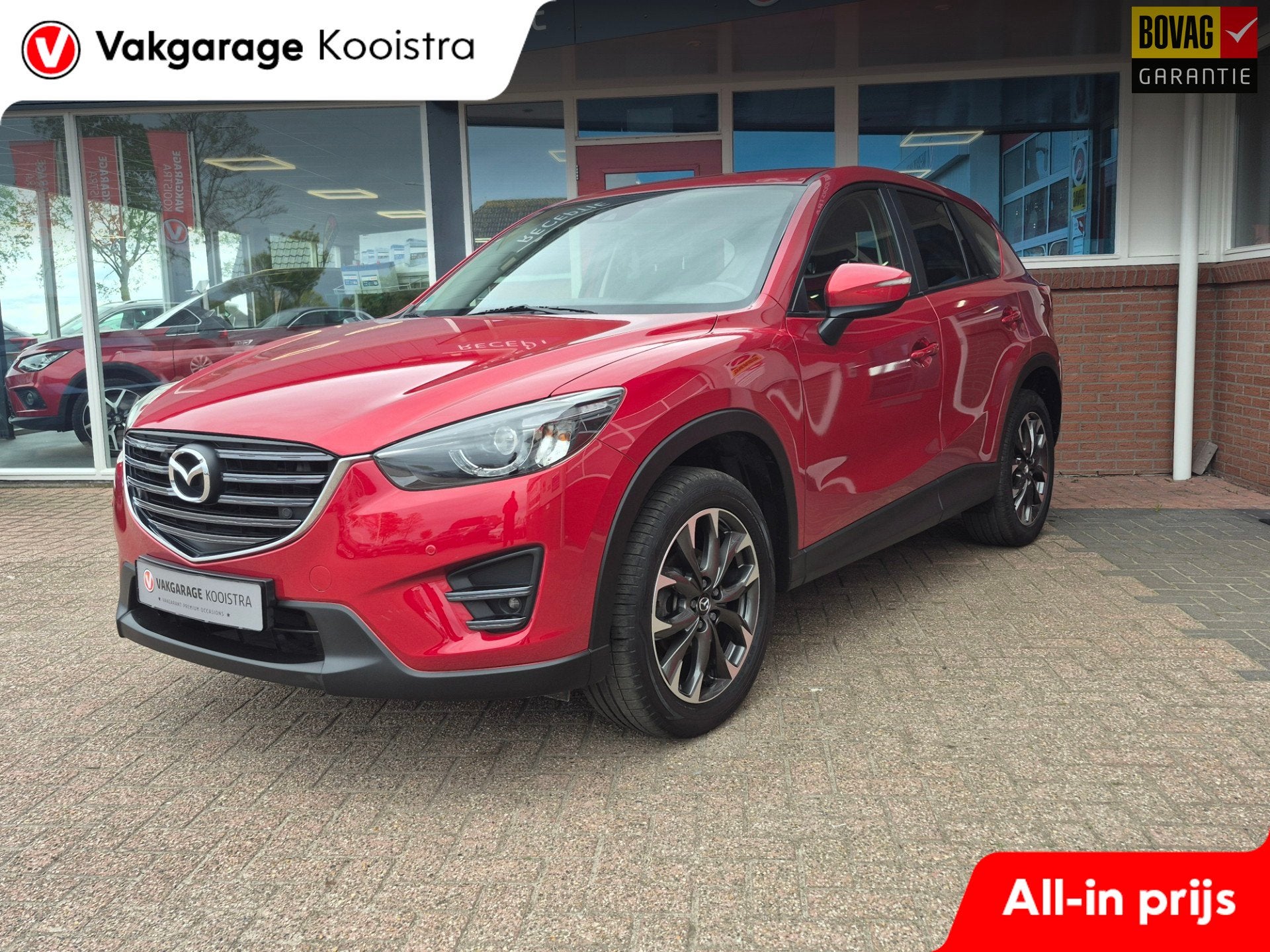 Mazda CX-5 2.0 Sports-Line 4WD|Camera|Cruise|Navi, Auto's, Keurmerk '100% Onderhouden', 4 cilinders, Bedrijf, Handgeschakeld