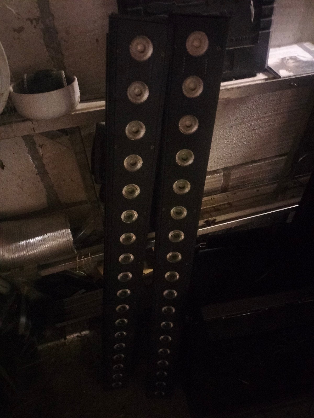 2 led barren 1rgbw en 1 rgbwyuv, Ophalen, Licht