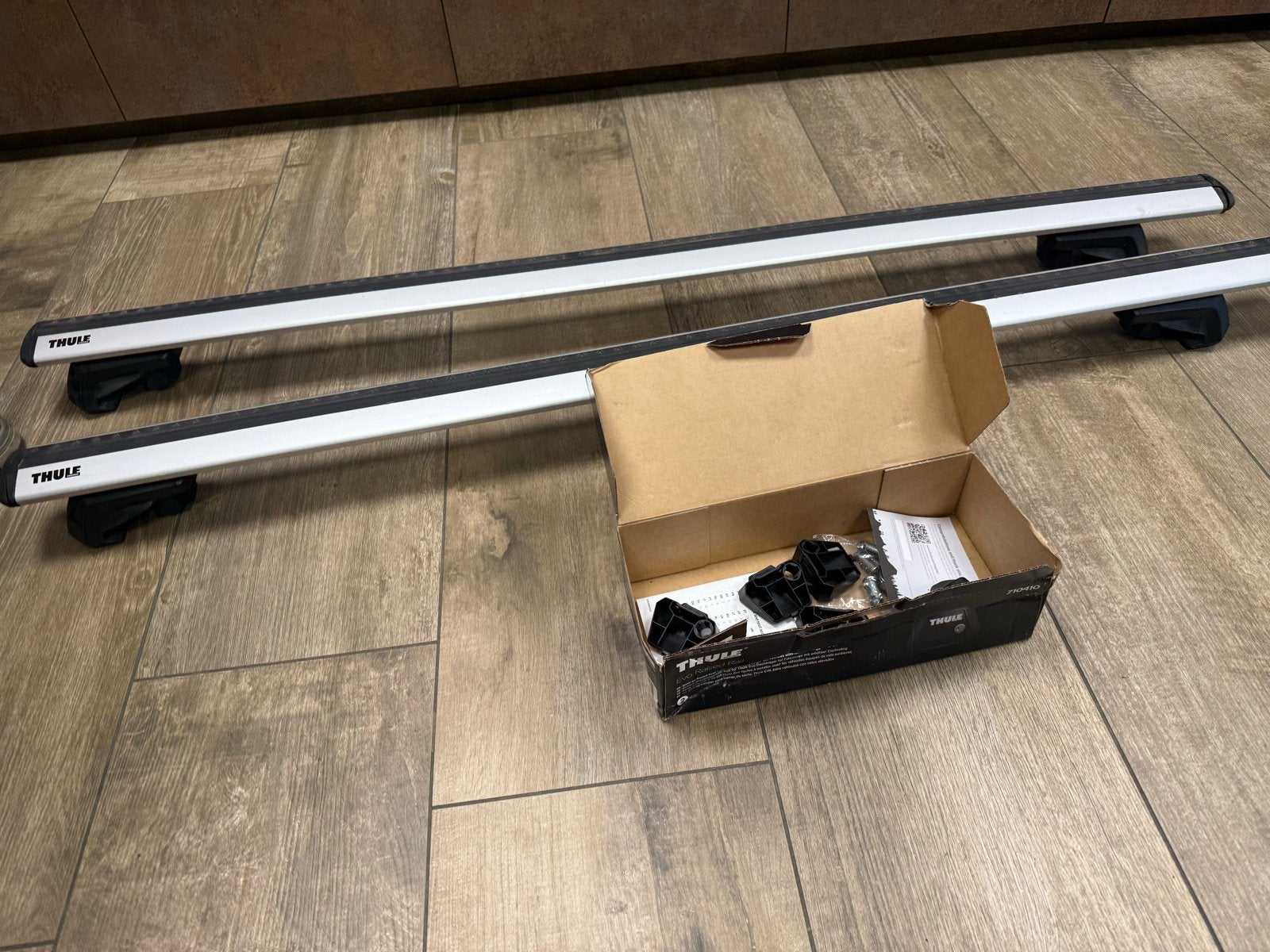 Thule Evo Raised Rail dakdragers - Zo goed als nieuw, Auto diversen, Dakdragers, Ophalen of Verzenden, Zo goed als nieuw