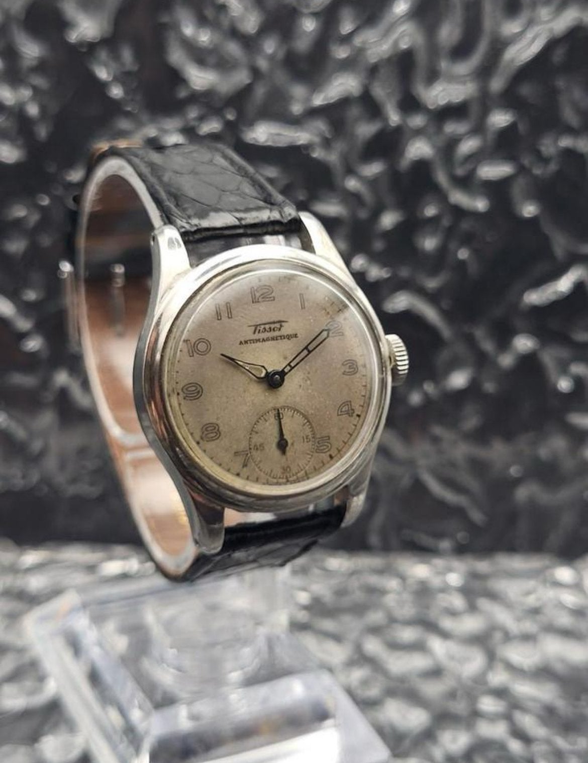 Vintage Tissot jaren 30 Antimagnetique Polshorloge, Sieraden, Tassen en Uiterlijk, Horloges | Antiek, Overige materialen, Met bandje