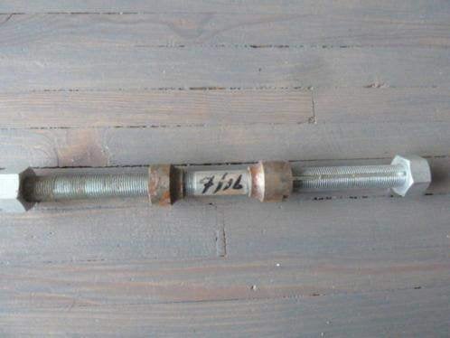 Achteras 7 / 16 + conen en moeren oldtimer bromfiets, Verzenden, Nieuw, Overige merken