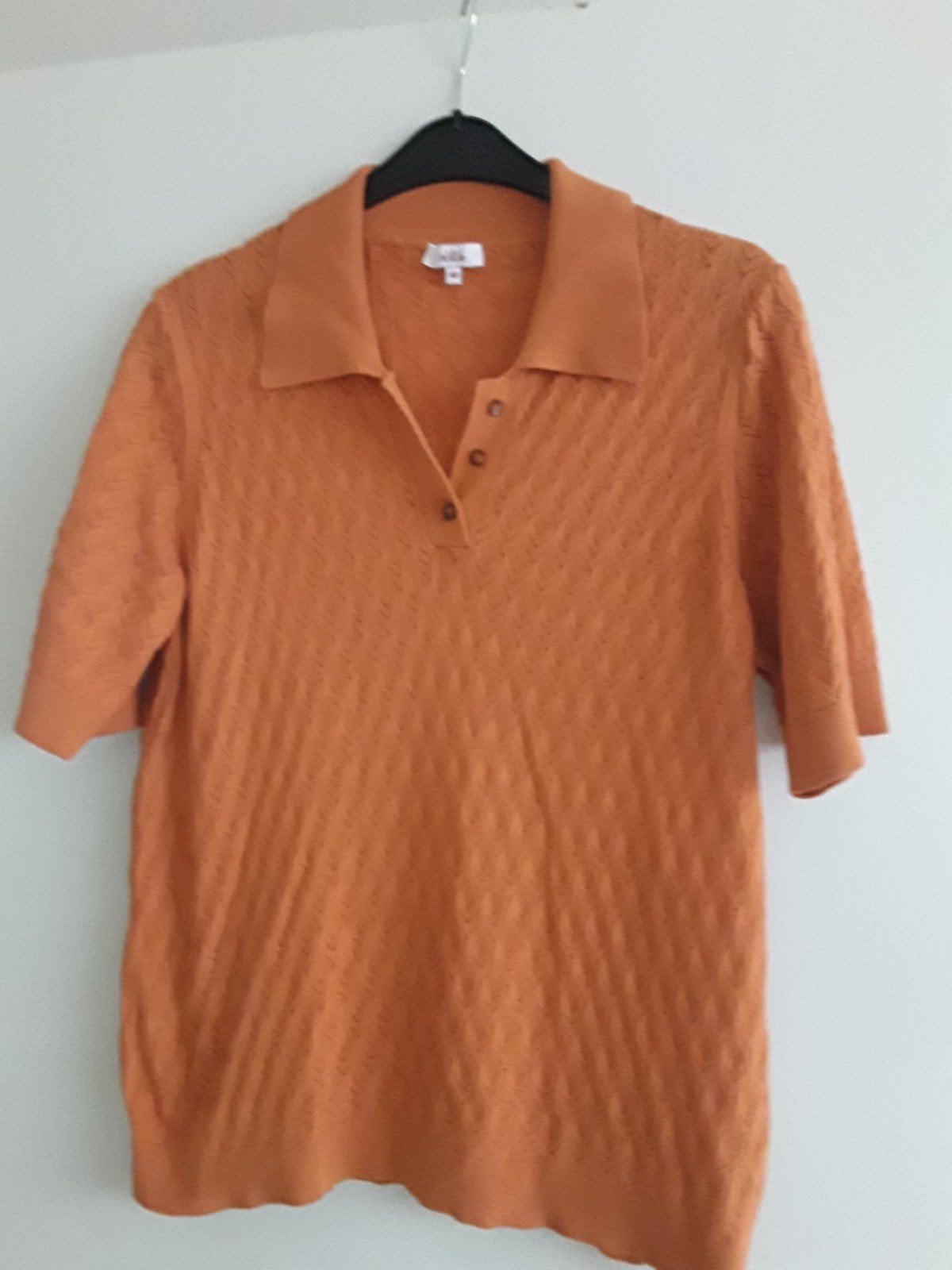 Poloshirt 48 Eviva, Eviva, Oranje, Zo goed als nieuw, Shirt of Top