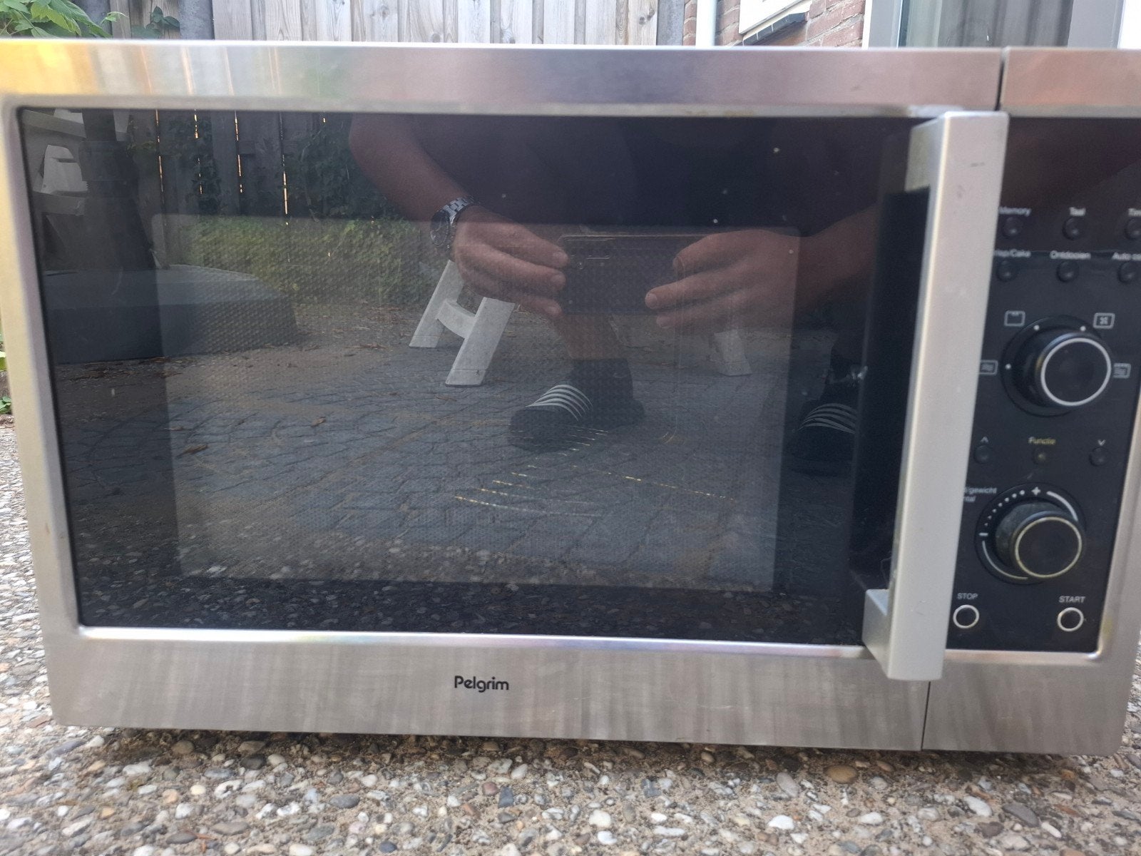 Pelgrim Combi Magnetron Oven - Gebruikt, Ophalen, Gebruikt, Oven, Draaiplateau