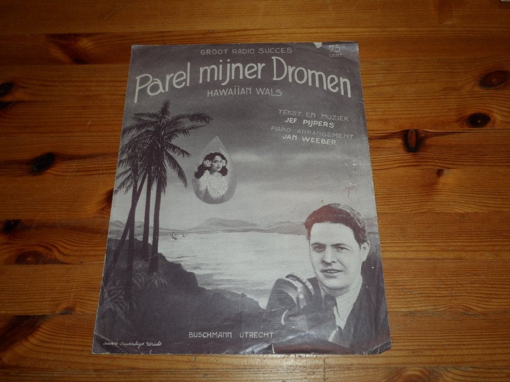 Parel mijner dromen - jef pijpers / jan weeber, Gebruikt, Gitaar, Ophalen of Verzenden, Artiest of Componist