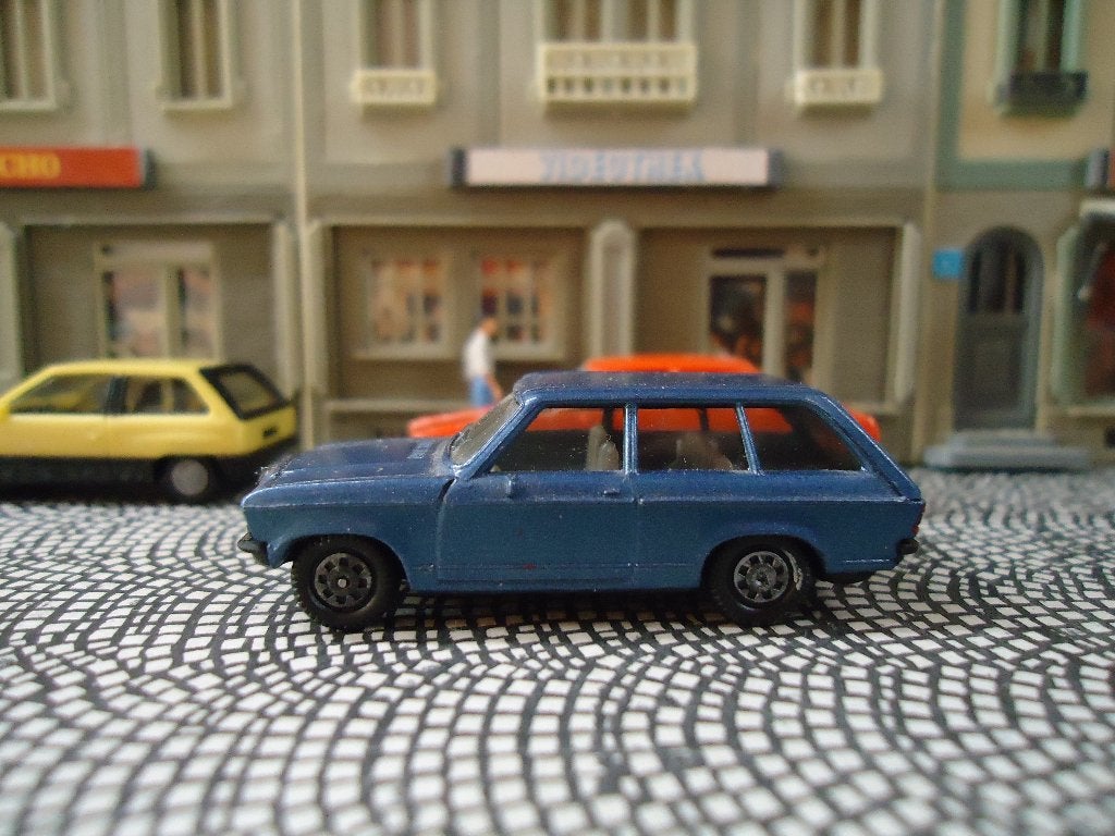 Opel Ascona A Voyage - Herpa Stationcar blauwnetallic, Hobby en Vrije tijd, Ophalen of Verzenden, Zo goed als nieuw, Auto, Herpa