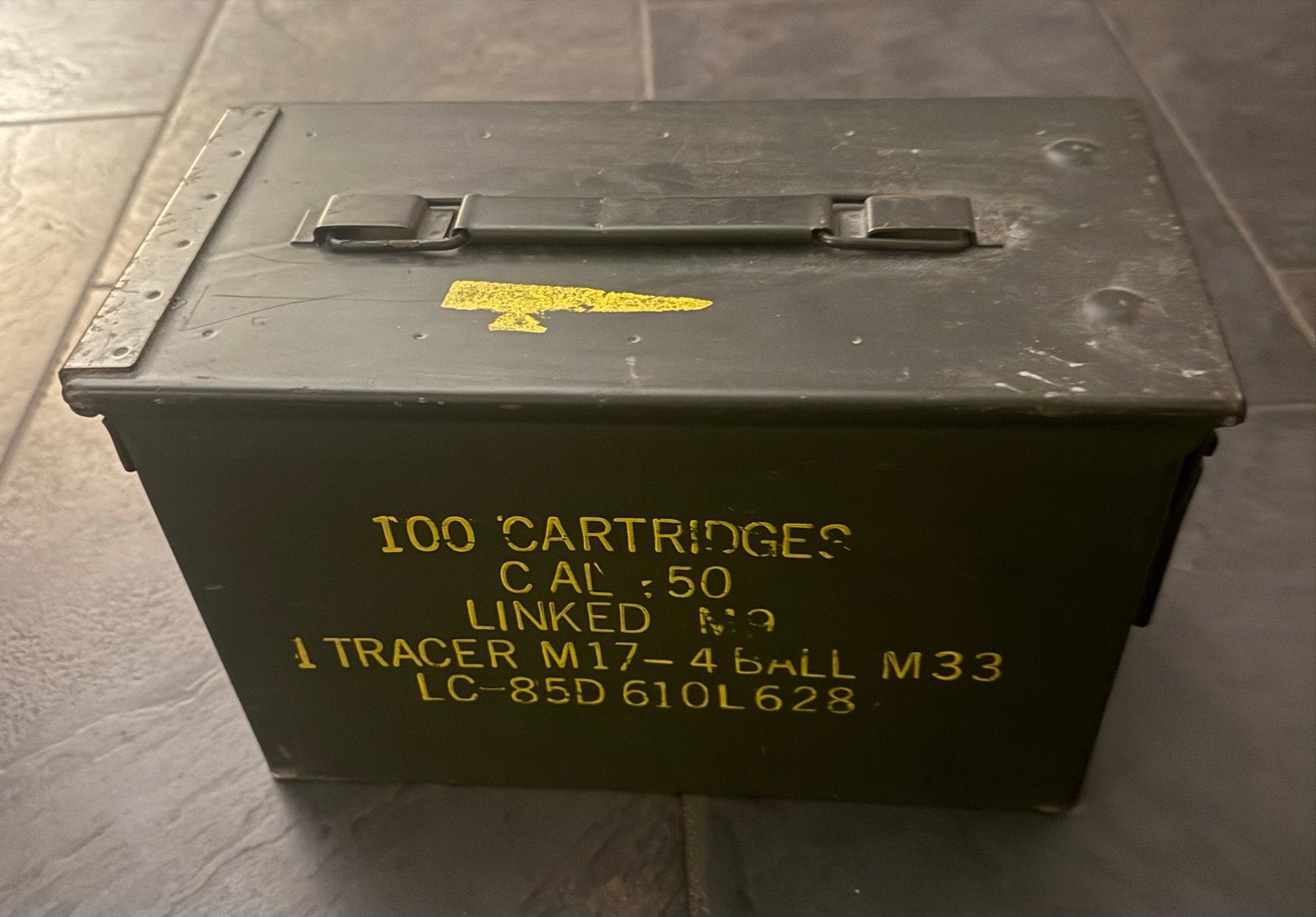 Munitiekist .50 Cal - Vintage Leger Opslagbox, Ophalen, Overige soorten, Overige gebieden, Kist of Geocache
