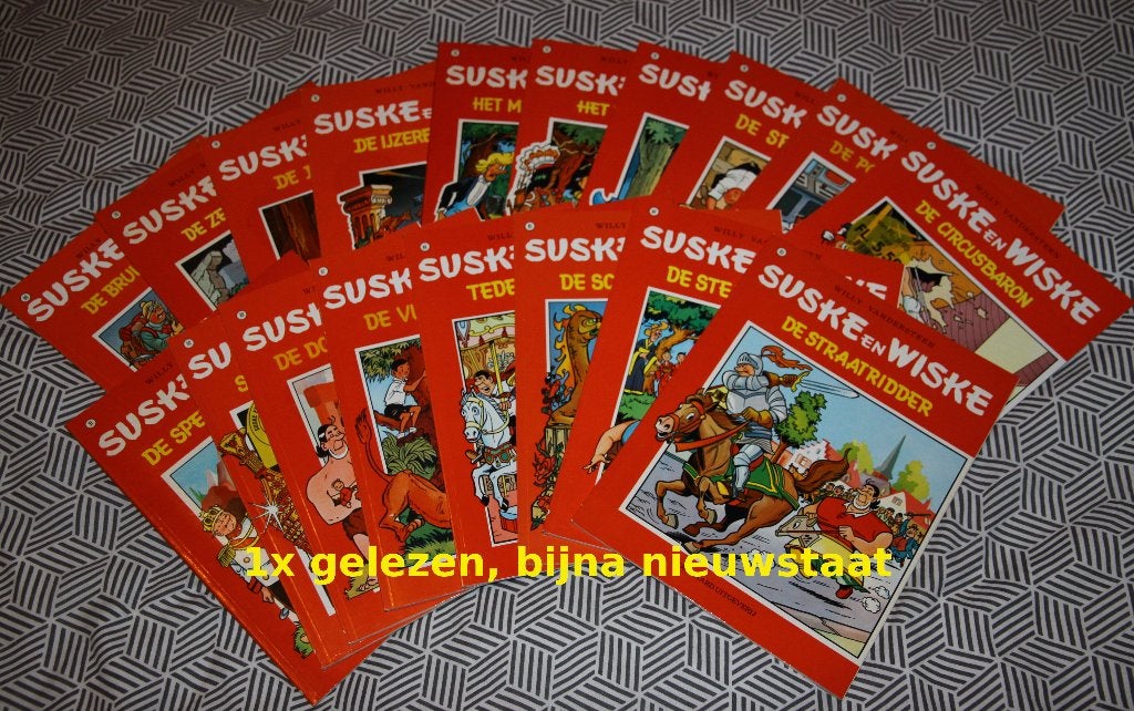 Grote partij Suske en Wiske – klaar voor nieuw avontuur!, Meerdere stripboeken, Ophalen, Zo goed als nieuw, Willy van der Steen.